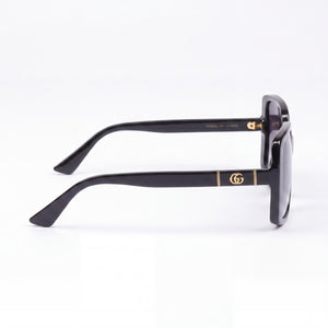 Gucci GG0632S Square Sunglasses Women — side view, Non-Polarized Grey lens