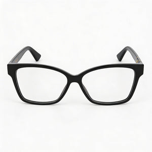 Gucci GG0634O Rectangle Eyeglasses for Women — front view, Plastic