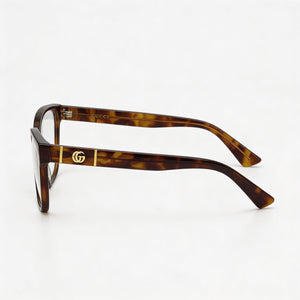 Gucci GG0634O Rectangle Eyeglasses for Women — front view, Plastic