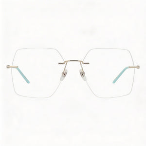 Gucci gg0683o-30008571-002 Square Eyeglasses for Women — front view, Metal