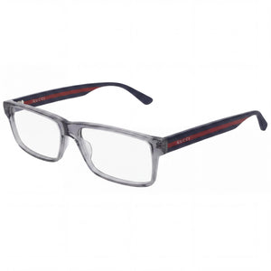 Gucci GG0752O Gray Rectangle Eyeglasses for Men, Acetate frame