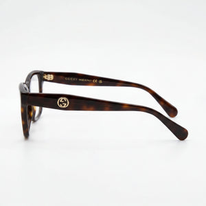 Gucci gg0798o Rectangle Eyeglasses for Women — front view, Plastic