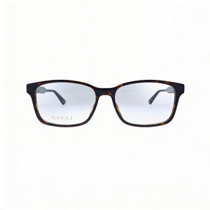 Gucci Gg0826o-005 Rectangle Eyeglasses Unisex — front view, Plastic