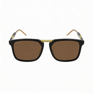 Gucci gg0842s Rectangle Sunglasses for Men — front view, Plastic frame