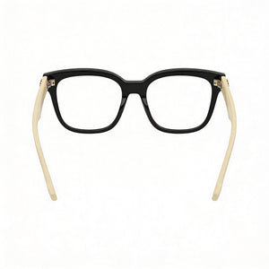 Gucci GG0958O Square Eyeglasses Unisex — interior view, clear demo lenses