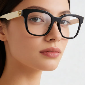 Gucci GG0958O Black Eyeglasses Unisex — lifestyle wear, office and screen work