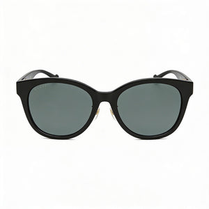 Gucci GG1002SK Oval Sunglasses for Women — front view, Plastic frame