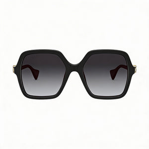 Gucci Gg1072s-001 Square Sunglasses for Women — front view, Acetate frame