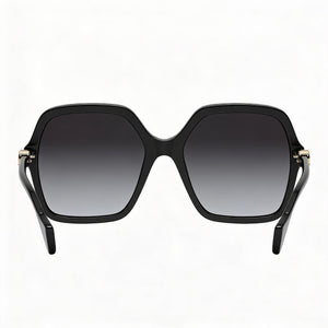 Gucci Gg1072s-001 Square Sunglasses Women — side view, Non-Polarized Gradient Grey lens