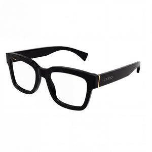 Gucci GG1138O-001 Black Square Eyeglasses Unisex, Acetate frame