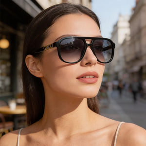 Gucci GG1188S 002 Black Sunglasses Unisex — lifestyle wear, city streets and open-air cafes