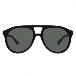 Gucci GG1320S Aviator Sunglasses for Unisex — front view, Recycled Acetate frame