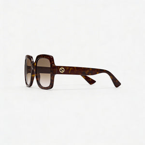 Gucci GG1337S Square Sunglasses for Women — front view, Plastic frame
