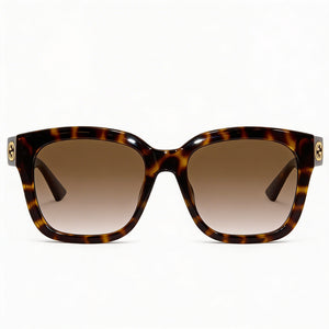 Gucci Gg1338sk 002 Rectangle Sunglasses for Women — front view, Injection frame