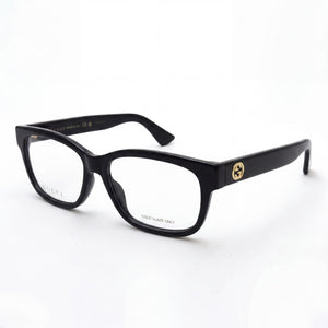 Gucci GG1341O Black Rectangle Eyeglasses for Women, Plastic frame