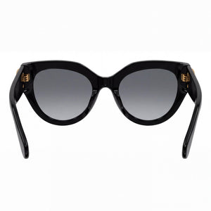 Gucci GG1408S Cat Eye Sunglasses Women — side view, Non-Polarized Grey lens