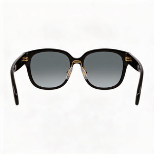Gucci Gg1409sk-001 Square Sunglasses Women — side view, Non-Polarized Black Grey lens