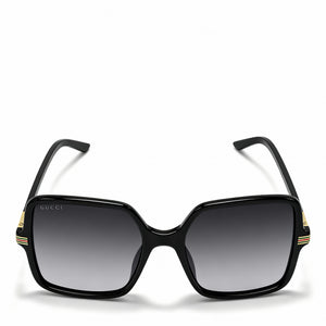 Gucci GG1449S-001 Square Sunglasses for Women — front view, Acetate frame