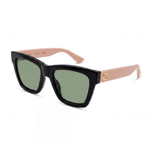 Gucci GG1714S-006 Black & Pink Square Sunglasses for Women, Black lens