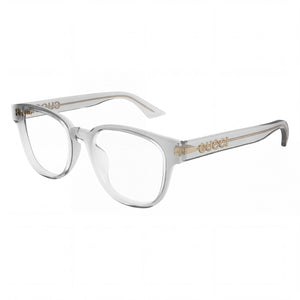 Gucci Gg1746oa-003 Transparent Rectangle Eyeglasses for Men, Black frame