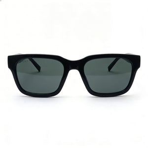 Gucci GG1857S-001 Rectangle Sunglasses Unisex — front view, Plastic frame