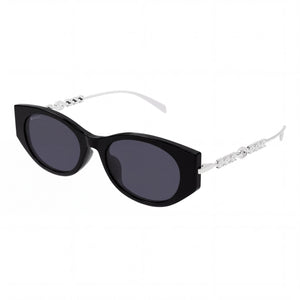 Gucci GG1970SA-002 Black Rectangle Sunglasses for Unisex, Black lens