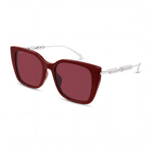 Gucci GG1971SA-004 Red Rectangle Sunglasses Unisex, Black lens