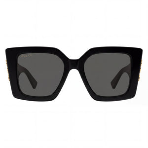 Gucci GG2039S-001 Square Sunglasses for Women — front view, Acetate frame