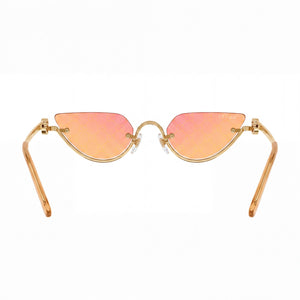 Gucci Cat Eye Sunglasses Women — side view, Yellow lens