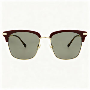 Gucci Rectangle Sunglasses for Men — front view, Plastic frame