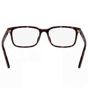 Gucci Rectangle Eyeglasses for Men — front view, Acetate