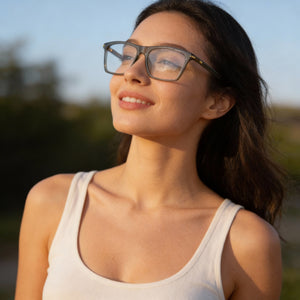 Gucci Gray Eyeglasses Unisex — lifestyle wear, office and reading