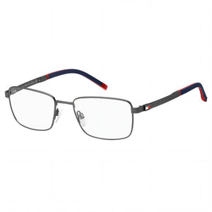 Gucci TH 1946 Matte Dark Ruthenium Rectangle Eyeglasses for Unisex, Stainless Steel frame
