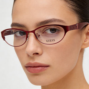 Guess 2354_F18 (53 MM) Red Eyeglasses Women — lifestyle wear, office and reading