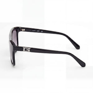 Guess Aviator Sunglasses Men — side view, Non-Polarized Gradient Smoke lens