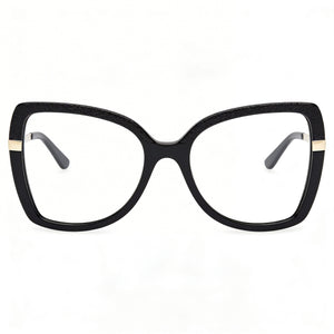 Guess Cat Eye Eyeglasses for Women — front view, Plastic frame