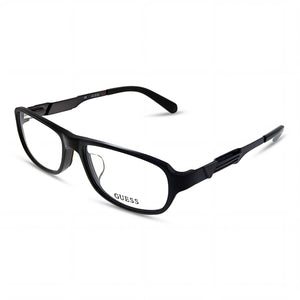 Guess Black Rectangle Eyeglasses Unisex, Plastic frame
