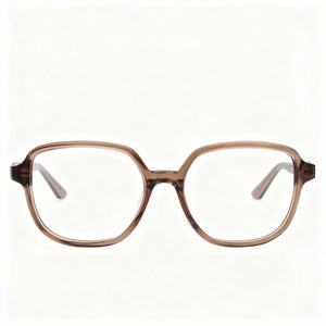 Guess Rectangle Eyeglasses for Men — front view, Acetate