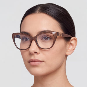 Guess by Marciano GM 50008 Beige Eyeglasses Women — lifestyle wear, everyday errands and city walking