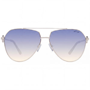 Guess Classic Aviator Sunglasses Unisex — front view, Polycarbonate frame