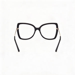 Guess Classic Butterfly Eyeglasses for Women — front view, Plastic