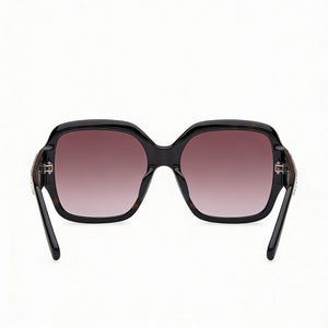 Guess Classic Square Sunglasses for Women — front view, Plastic frame