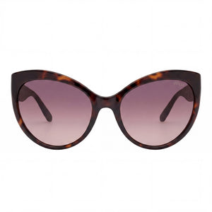GUESS Classic Oval Sunglasses for Women — front view, Injected frame