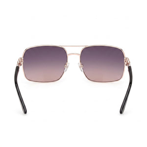 Guess Classic Aviator Sunglasses Unisex — interior view, Non-Polarized lens detail