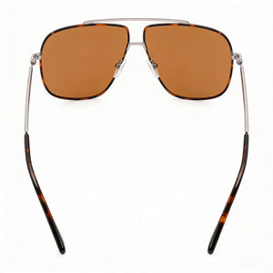 Guess Classic Aviator Sunglasses for Men — interior view, Non-Polarized lens detail