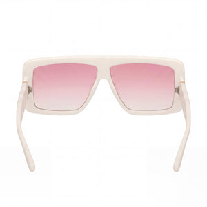Guess Classic Rectangle Sunglasses for Women — interior view, Non-Polarized lens detail