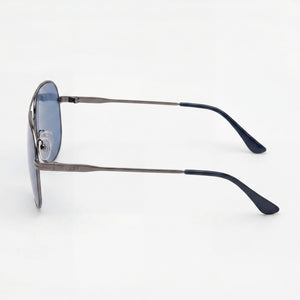 Guess Gf0208 Aviator Sunglasses Men — side view, Plastic lens detail