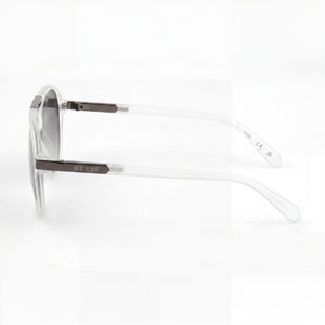 Guess GF0237 Aviator Sunglasses Men — side view, Non-Polarized Smoke Gradient lens