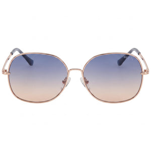 Guess GF0385 Round Sunglasses for Women — front view, Plastic frame
