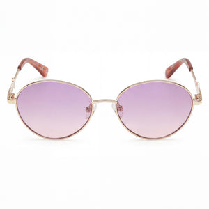 Guess GF4014 Round Sunglasses for Women — front view, Plastic frame